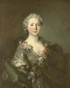 Louis Tocque Portrait of mademoiselle de Coislin